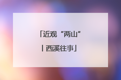 近观“两山”丨西溪往事